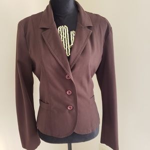 Brown blazer jacket
